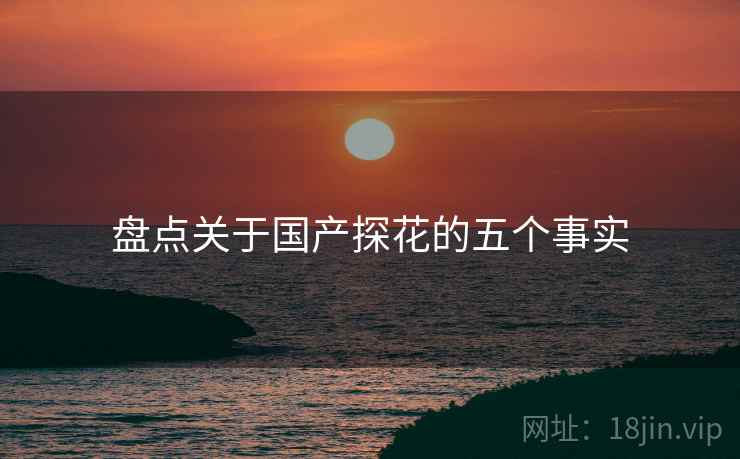 盘点关于国产探花的五个事实