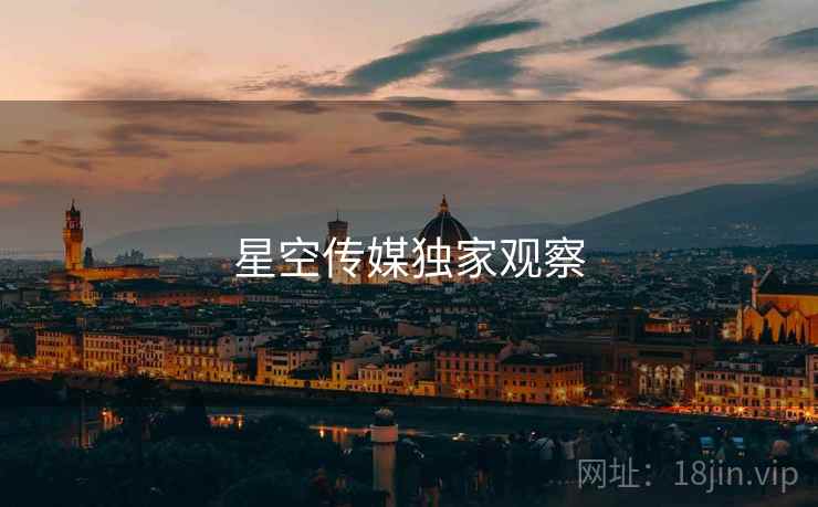 星空传媒独家观察